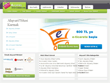 Tablet Screenshot of alisverissitesikurmak.com